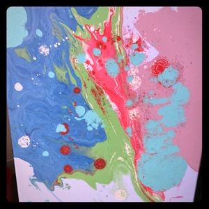 Modern wall art various colors for child room